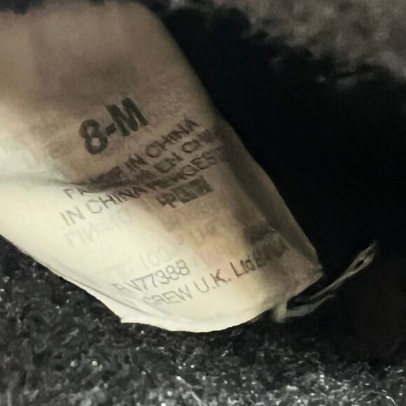 J. Crew Black Cozy Lace Up Suede Wedge Boots | Size 8 - Picture 7 of 10